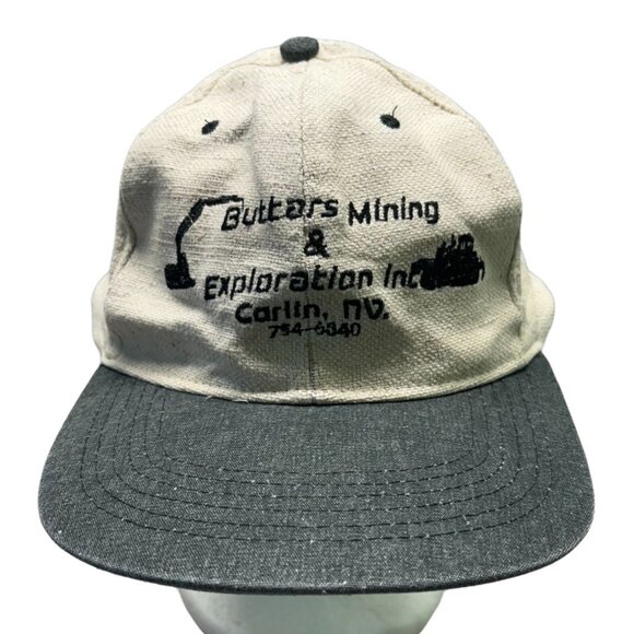 Carlin Nevada Snapback Hat Buttars Gold Mining & Exploration Inc Canvas - Picture 12 of 12